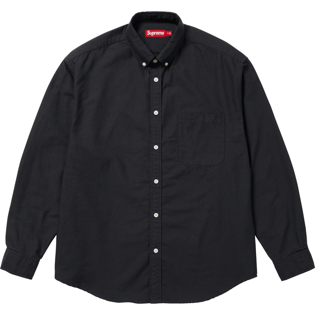 Supreme Loose Fit Oxford Shirt (FW23) - Black - $138
