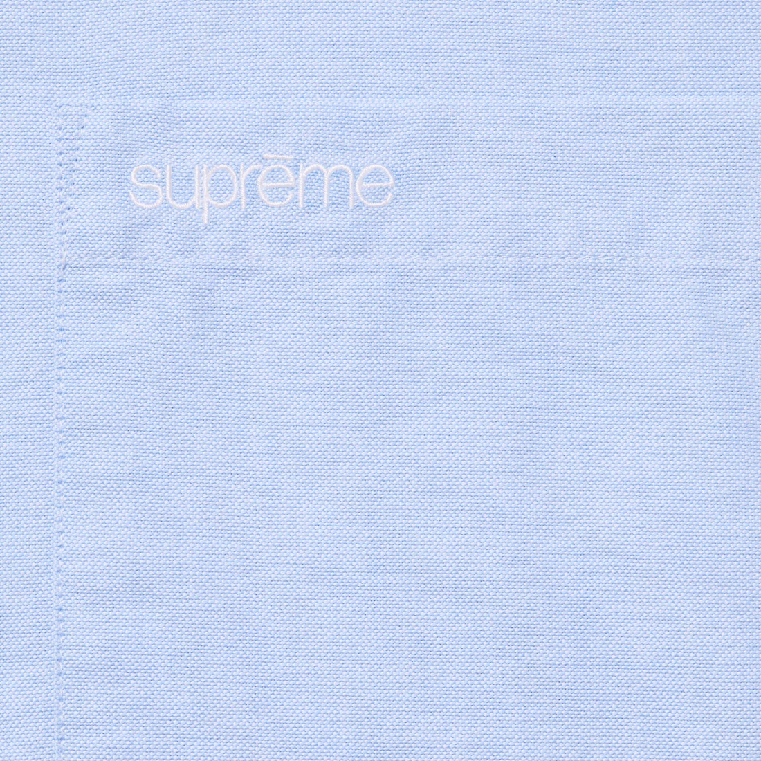 Supreme Loose Fit Oxford Shirt (FW23) - Light Blue - $138