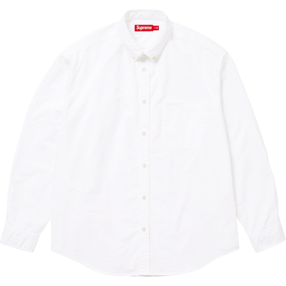 Supreme Loose Fit Oxford Shirt (FW23) - White - $138