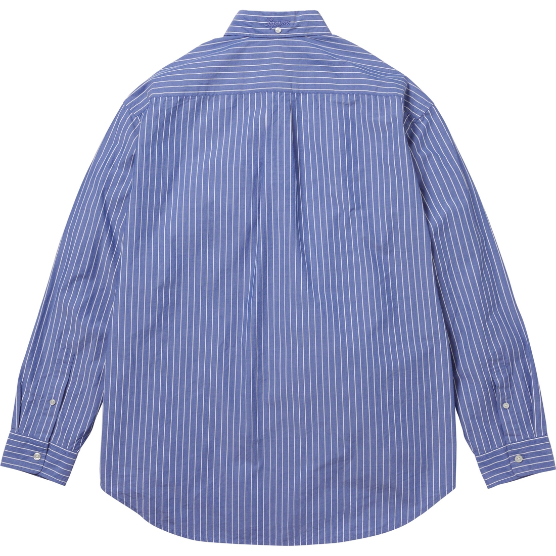 Supreme Loose Fit Stripe Shirt (FW23) - Blue - $148