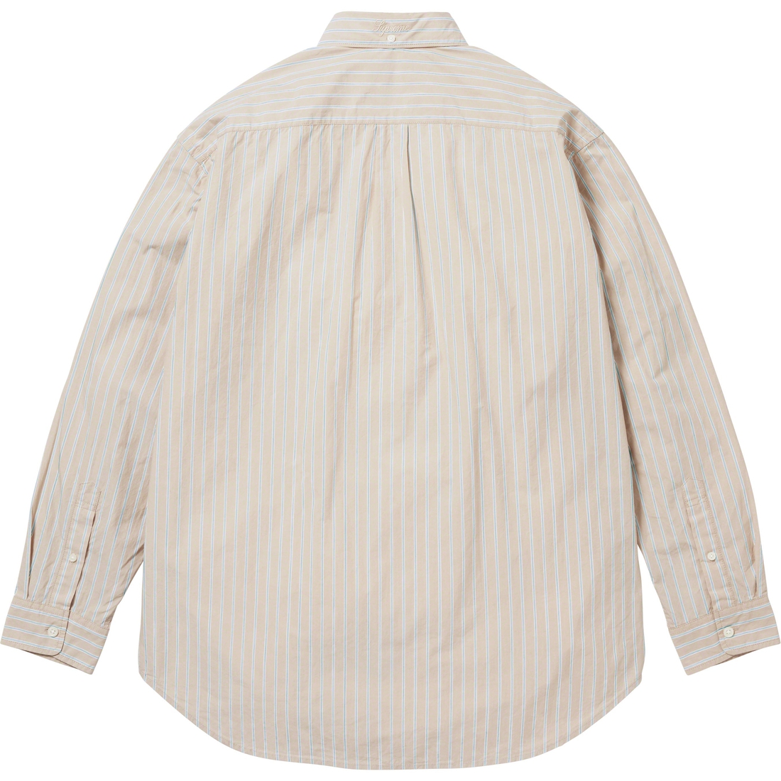 Supreme Loose Fit Stripe Shirt (FW23) - Tan - $148