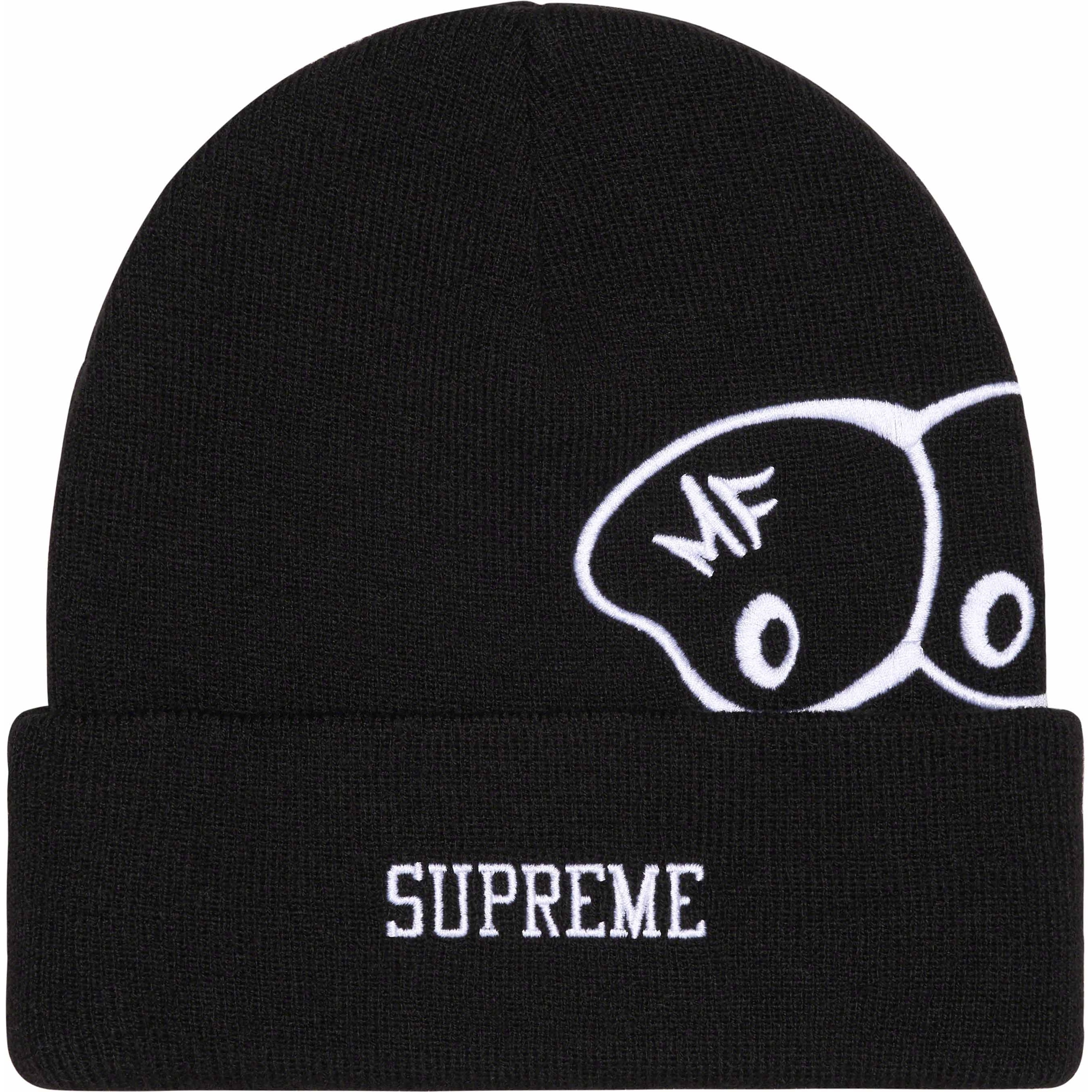 Supreme MF DOOM Beanie (FW23) - Black - $40