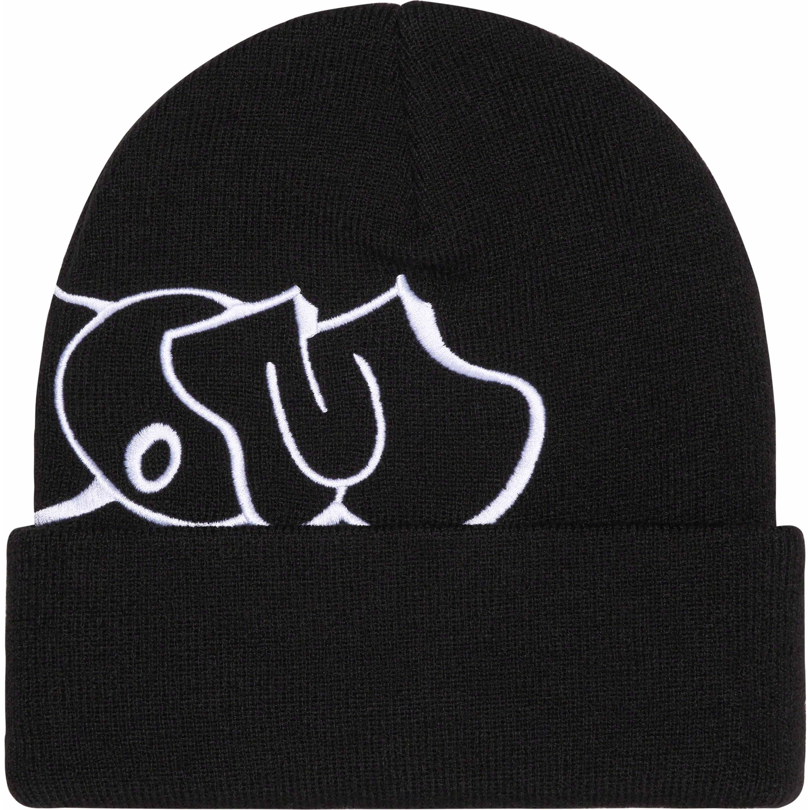 Supreme MF DOOM Beanie (FW23) - Black - $40