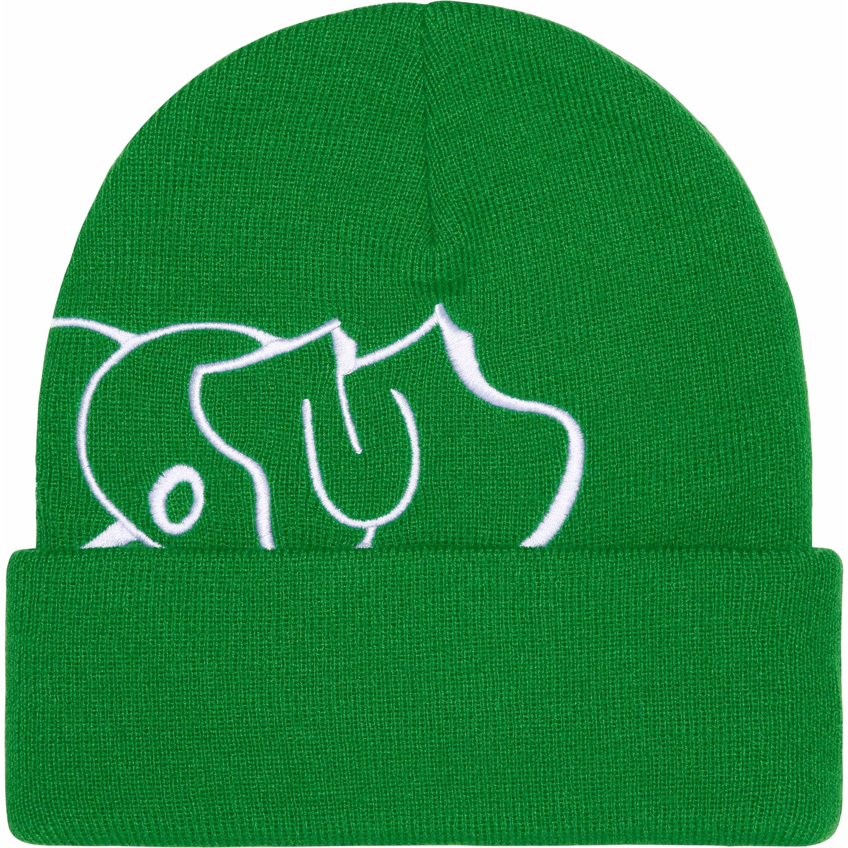 Supreme MF DOOM Beanie (FW23) - Green - $40
