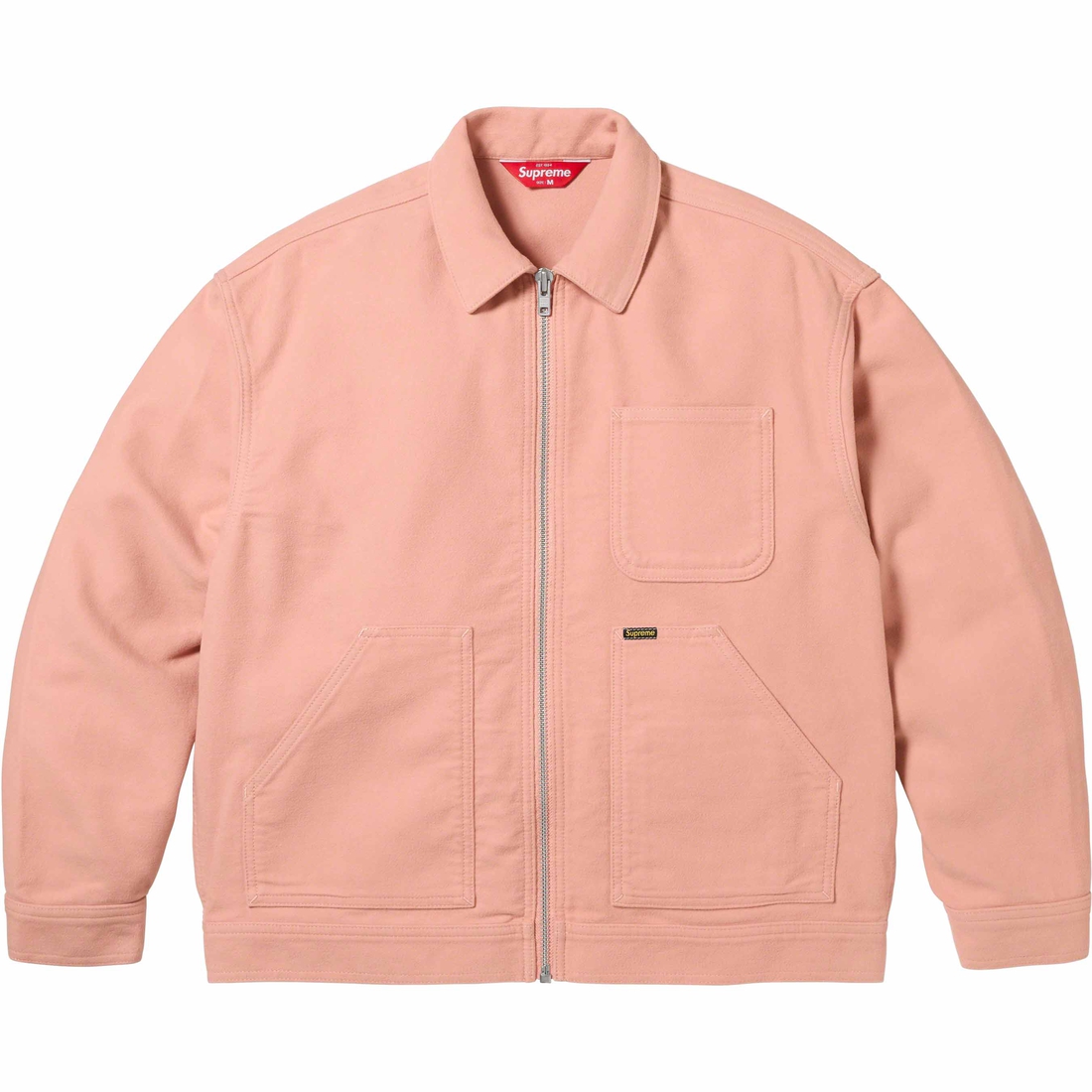 Supreme Moleskin Work Jacket (FW23) - Dusty Pink - $228