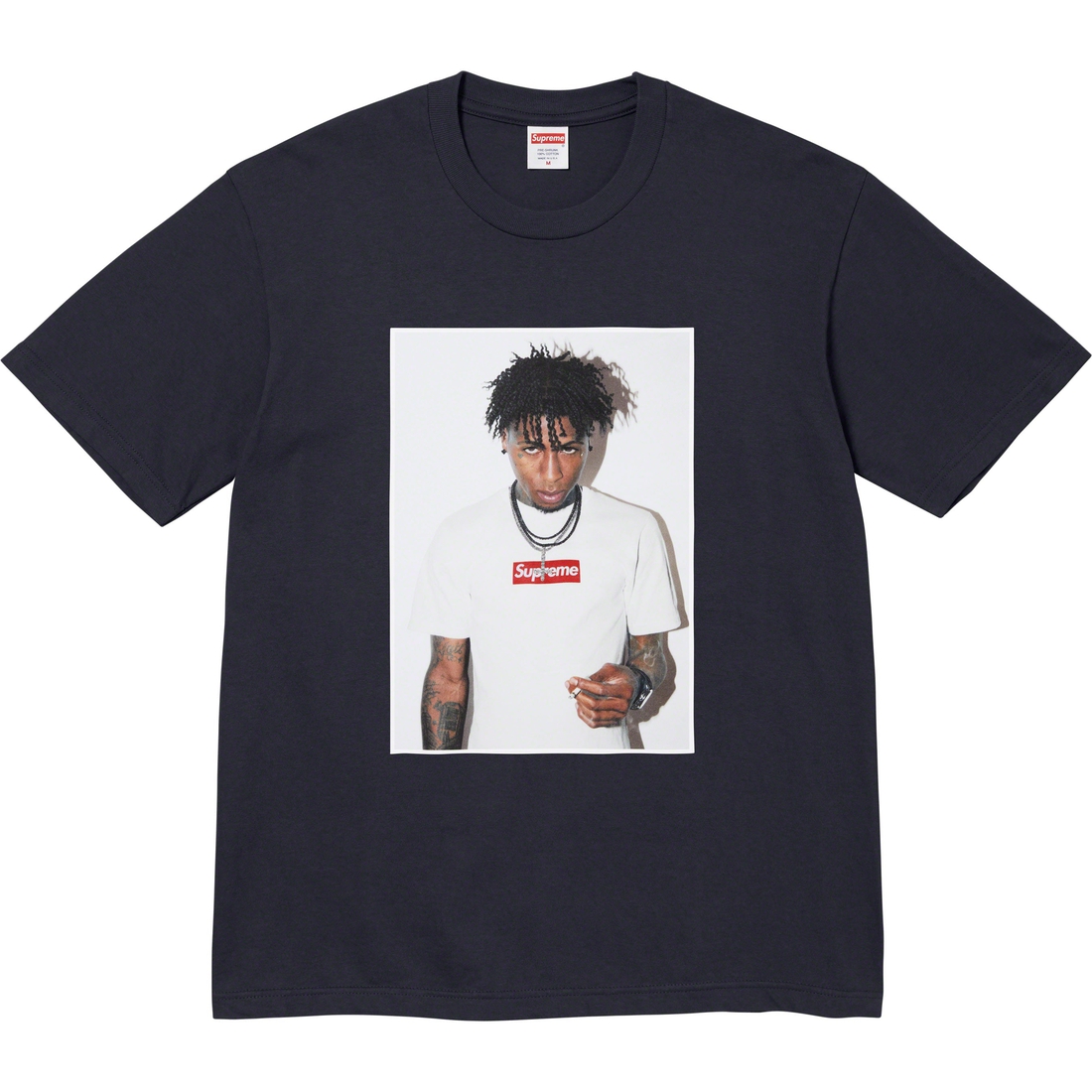 Supreme NBA Youngboy Tee (FW23) - Navy - $54