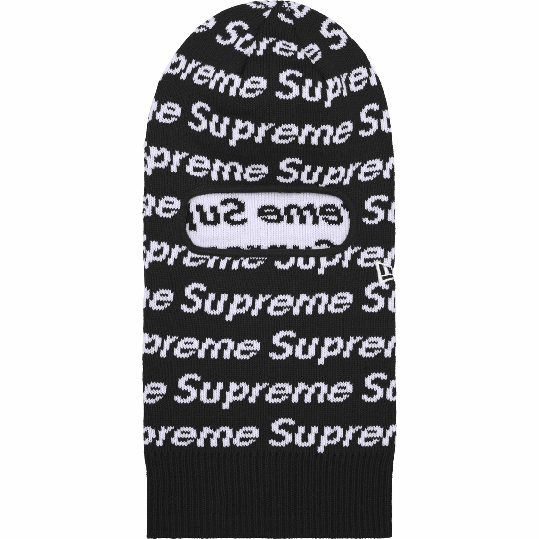 Supreme New Era Repeat Balaclava (FW23) - Black - $60