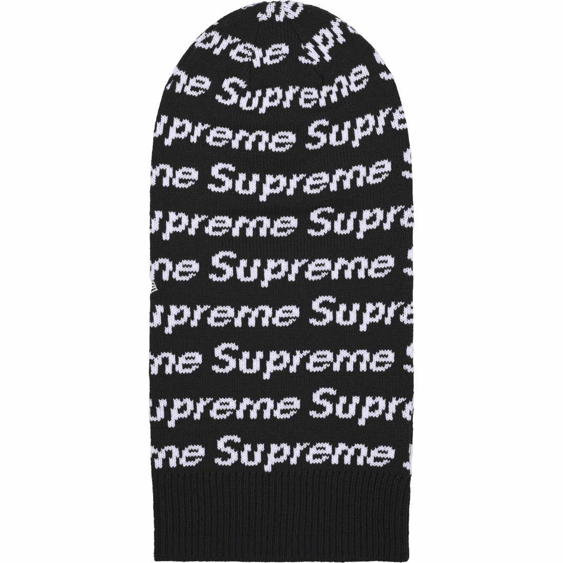 Supreme New Era Repeat Balaclava (FW23) - Black - $60