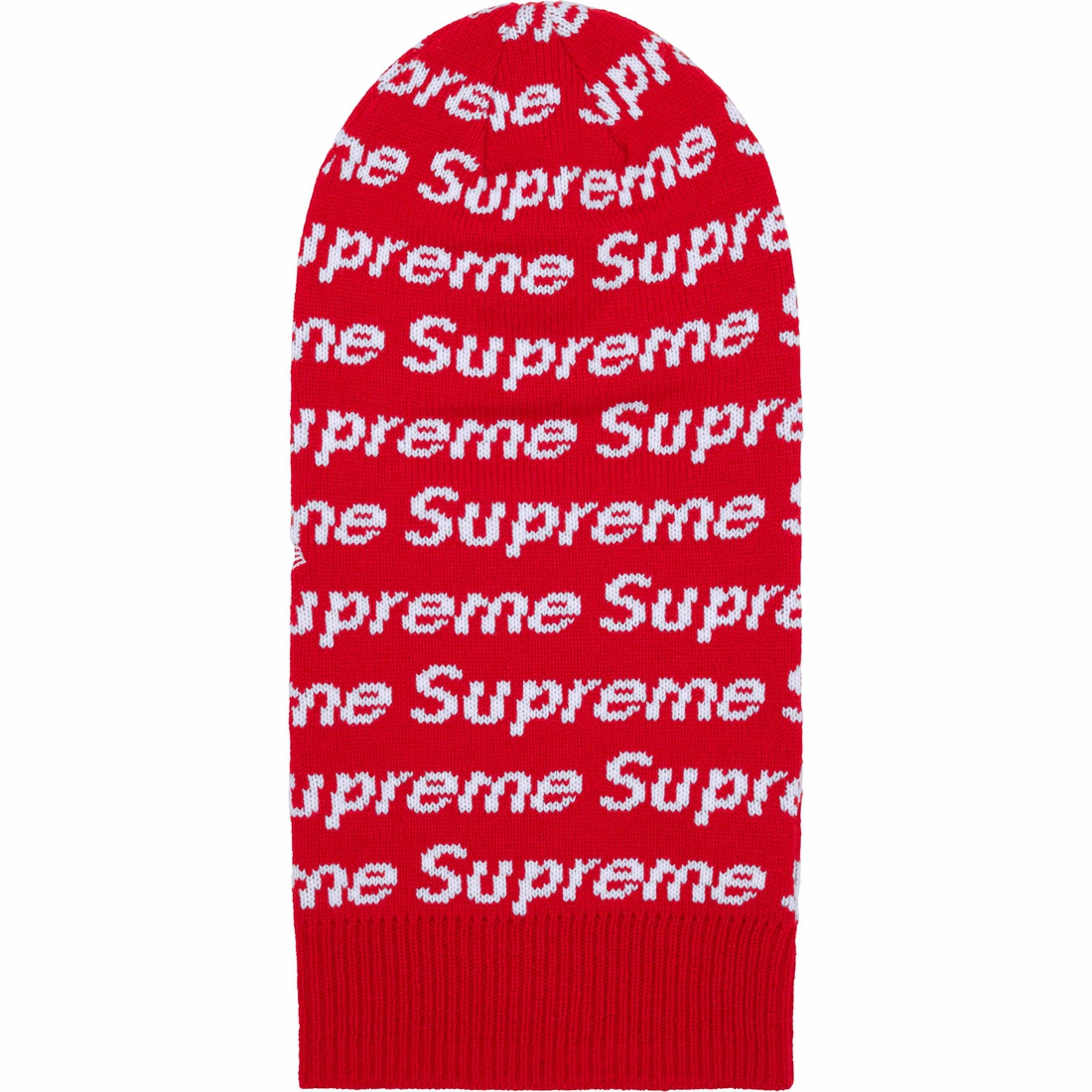 Supreme New Era Repeat Balaclava (FW23) - Red - $60