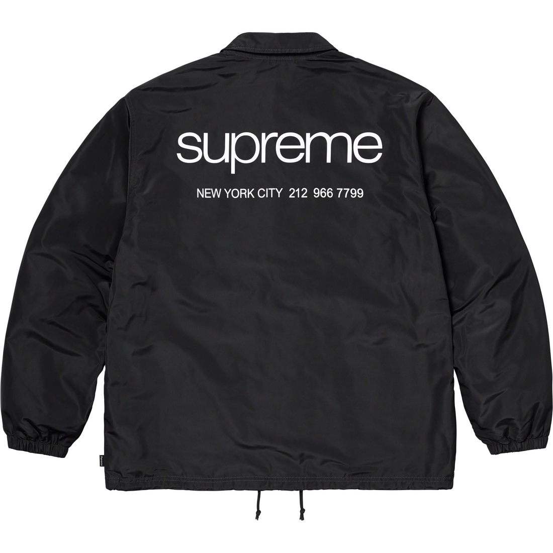 Supreme NYC Coaches Jacket (FW23) - Black - $148