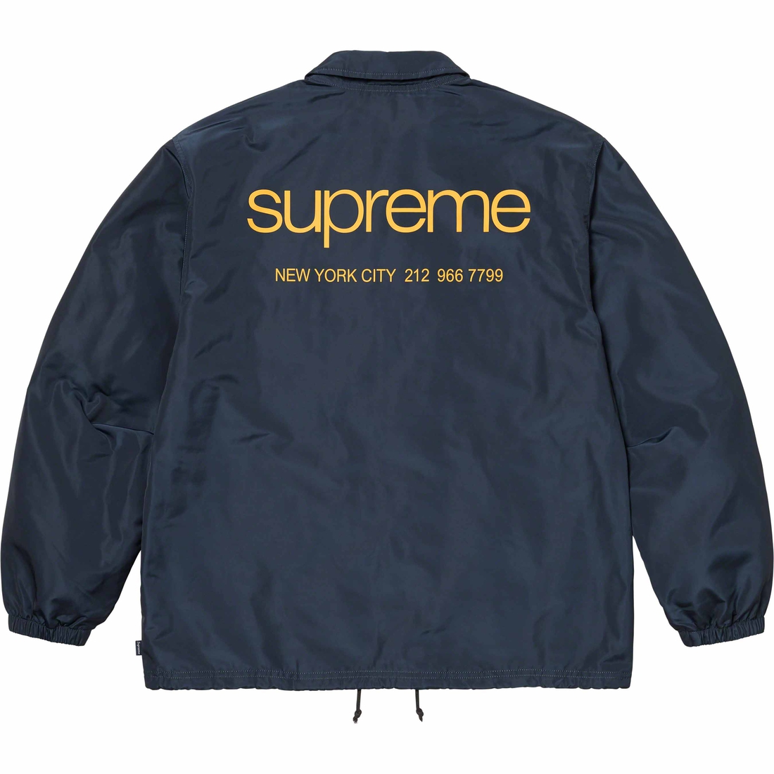 Supreme NYC Coaches Jacket (FW23) - Navy - $148