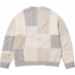 Supreme Patchwork Cable Knit Cardigan (FW23) - Ivory