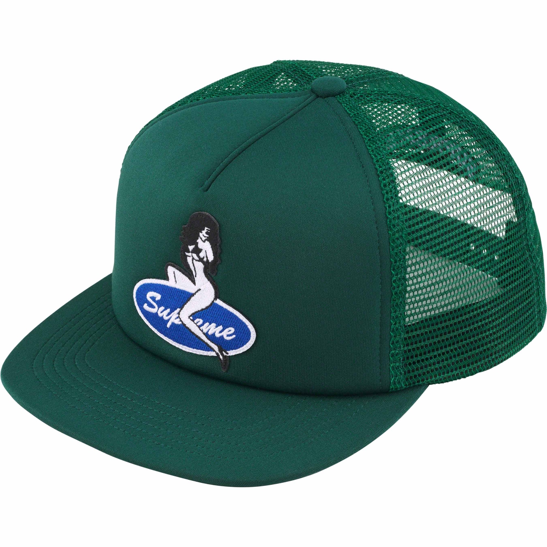 Supreme Pin Up Mesh Back 5-Panel (FW23) - Green - $48