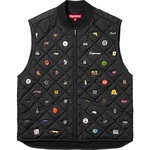Supreme Pins Quilted Work Vest (FW23) - Black