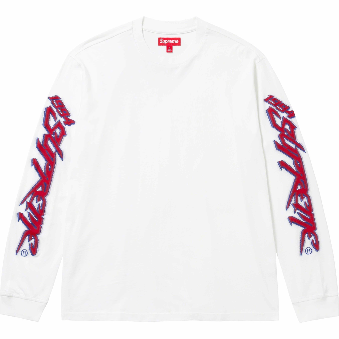 Supreme Racing Intarsia L S Top (FW23) - White - $98