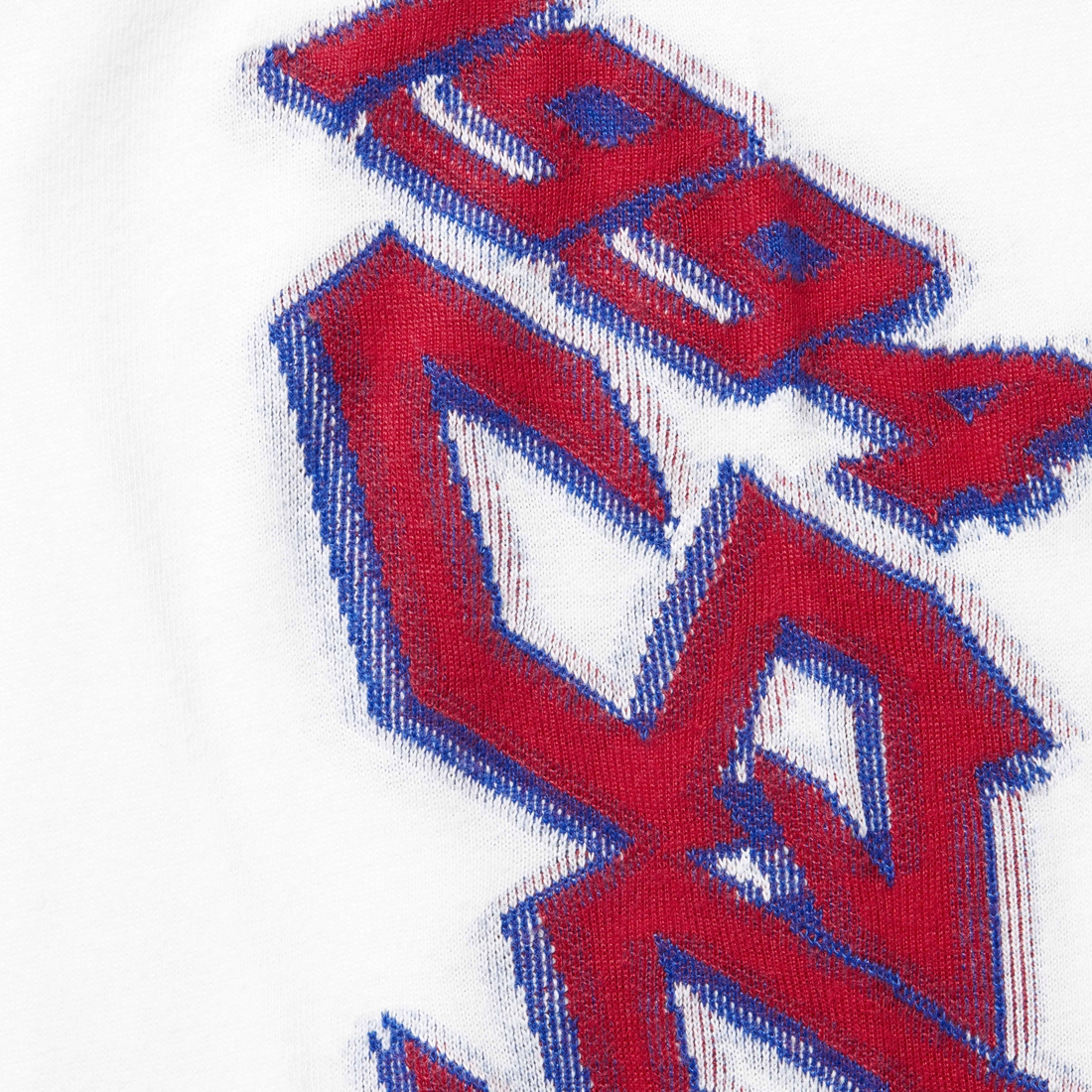 Supreme Racing Intarsia L S Top (FW23) - White - $98
