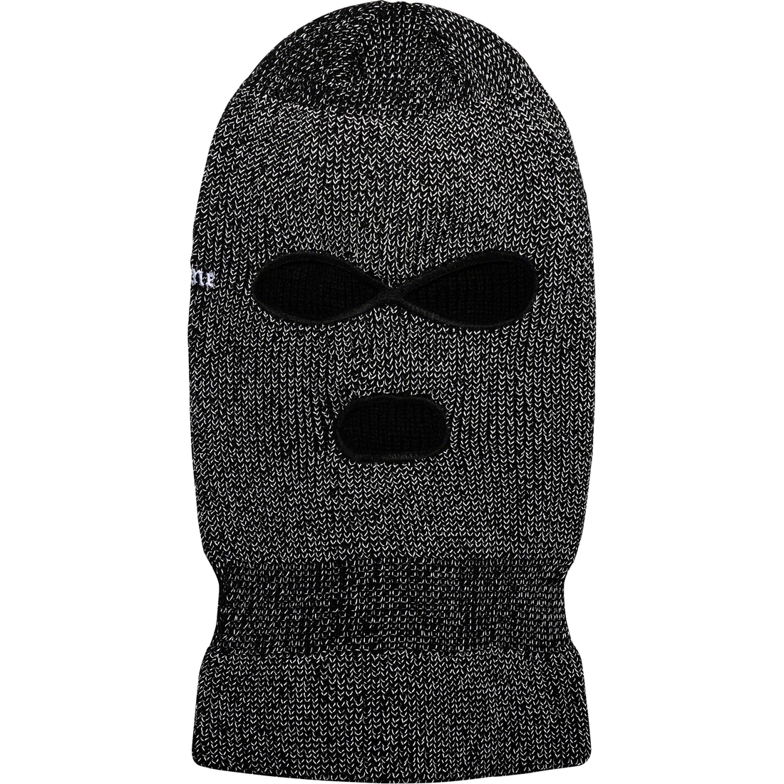 Supreme Reflective Balaclava (FW23) - Black - $54