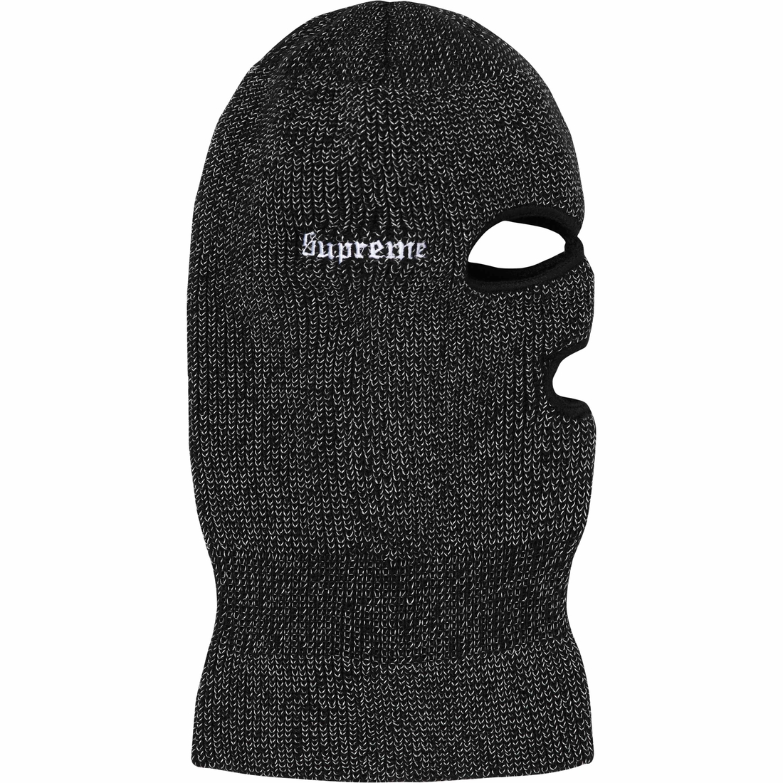 Supreme Reflective Balaclava (FW23) - Black - $54