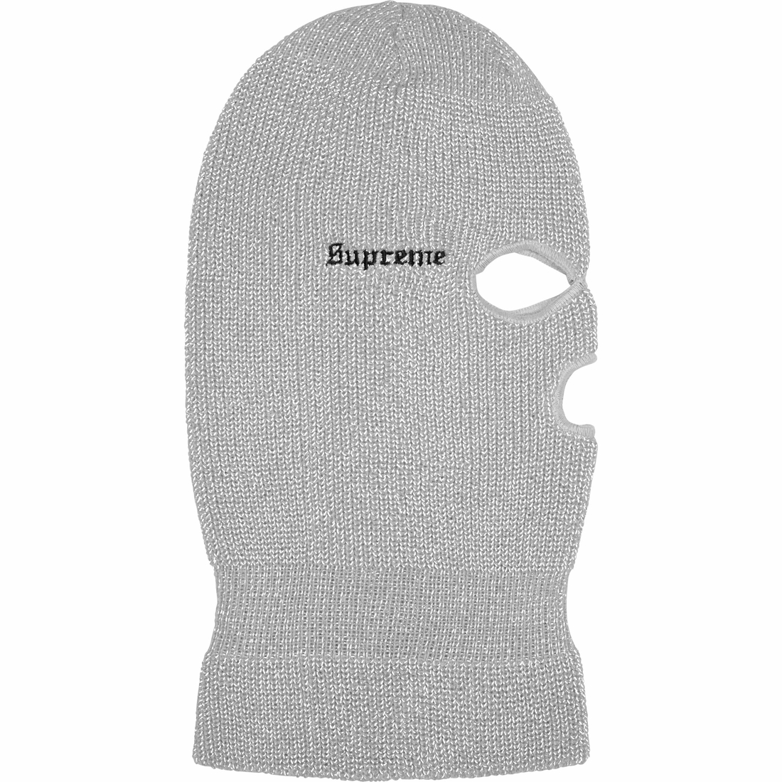 Supreme Reflective Balaclava (FW23) - Grey - $54