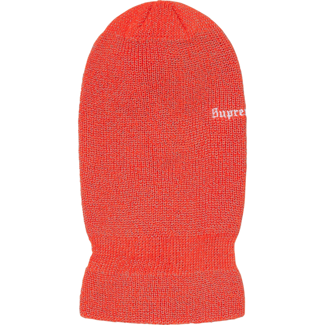 Supreme Reflective Balaclava (FW23) - Orange - $54
