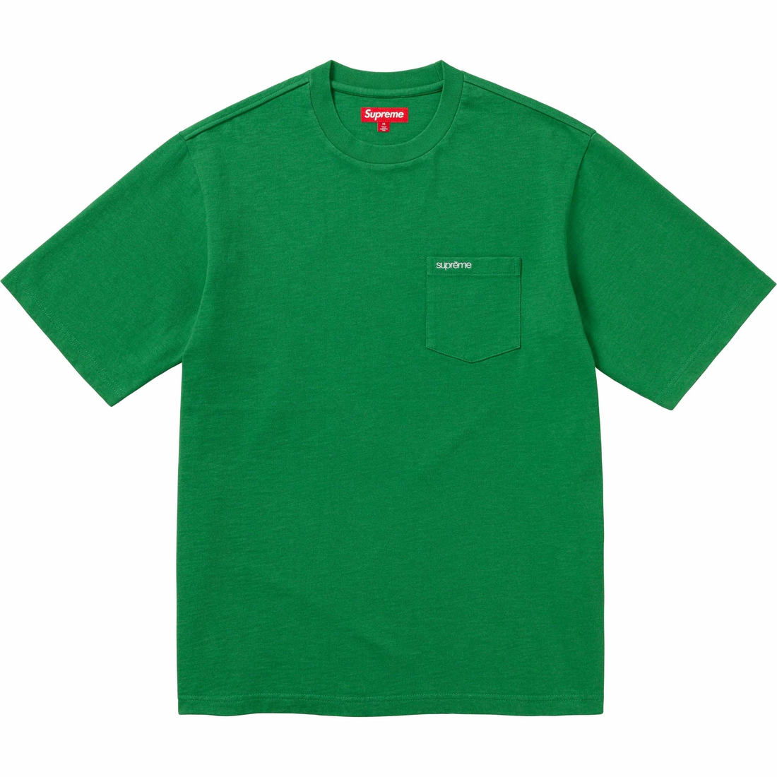 Supreme S S Pocket Tee (FW23) - Green - $60