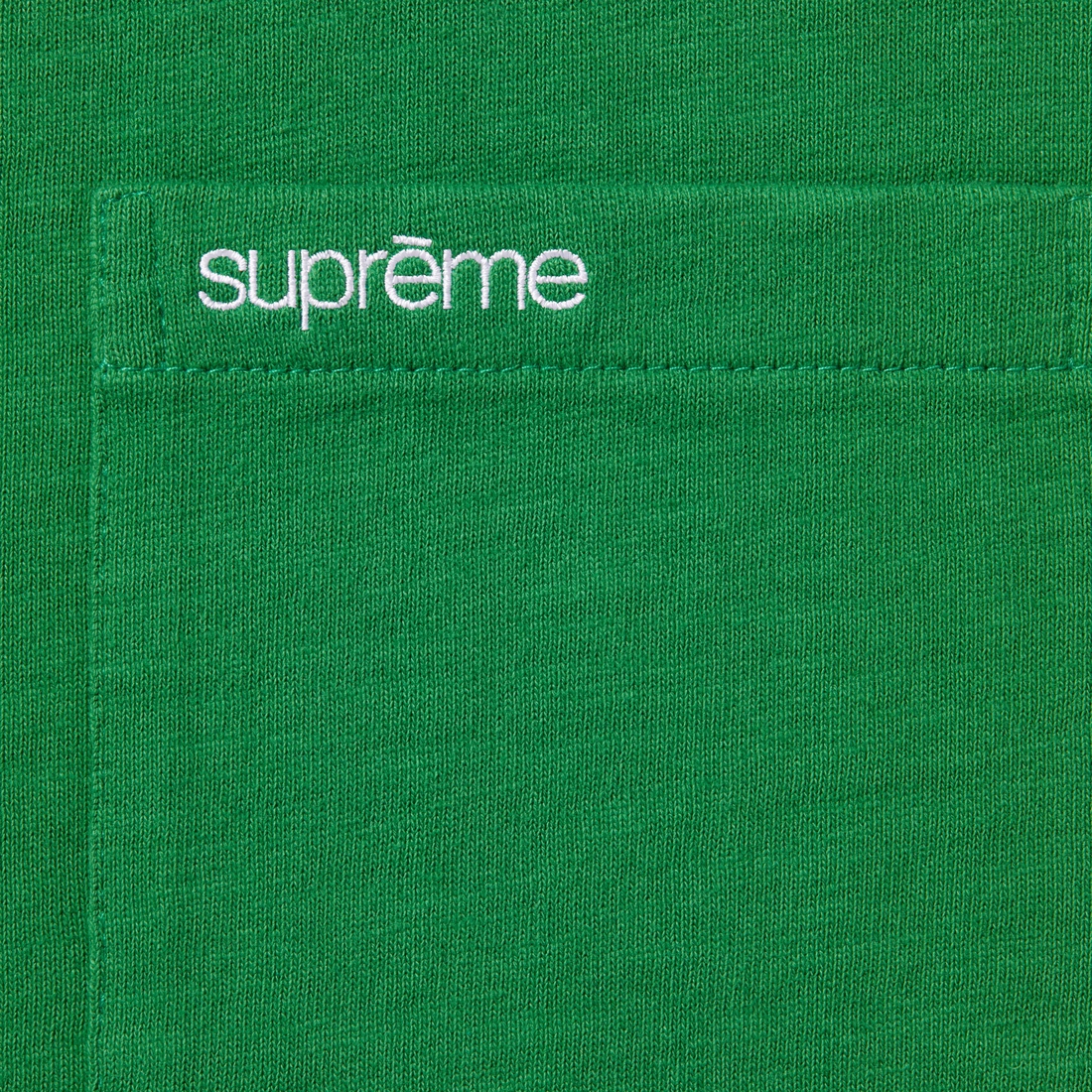 Supreme S S Pocket Tee (FW23) - Green - $60
