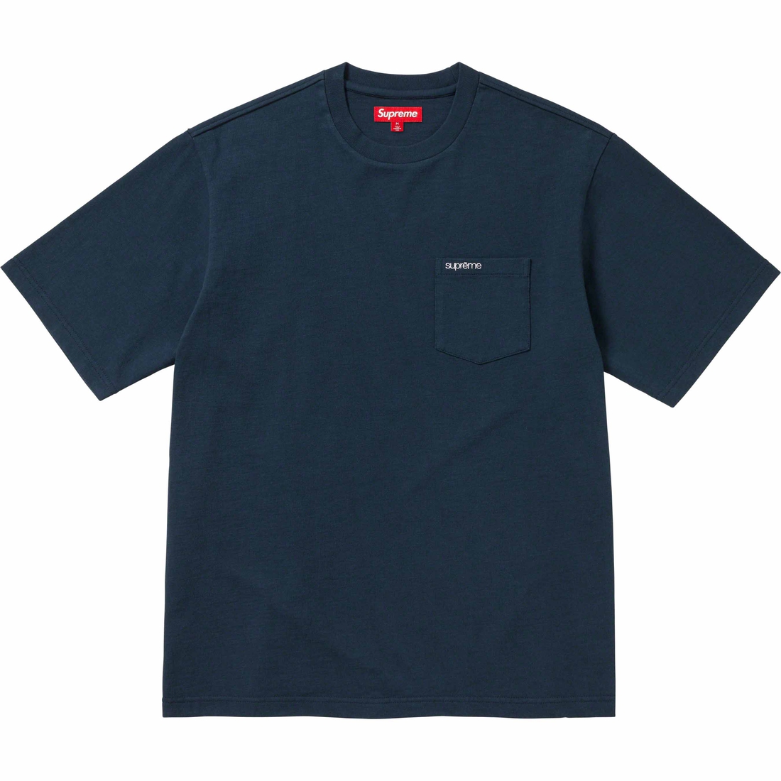 Supreme S S Pocket Tee (FW23) - Navy - $60