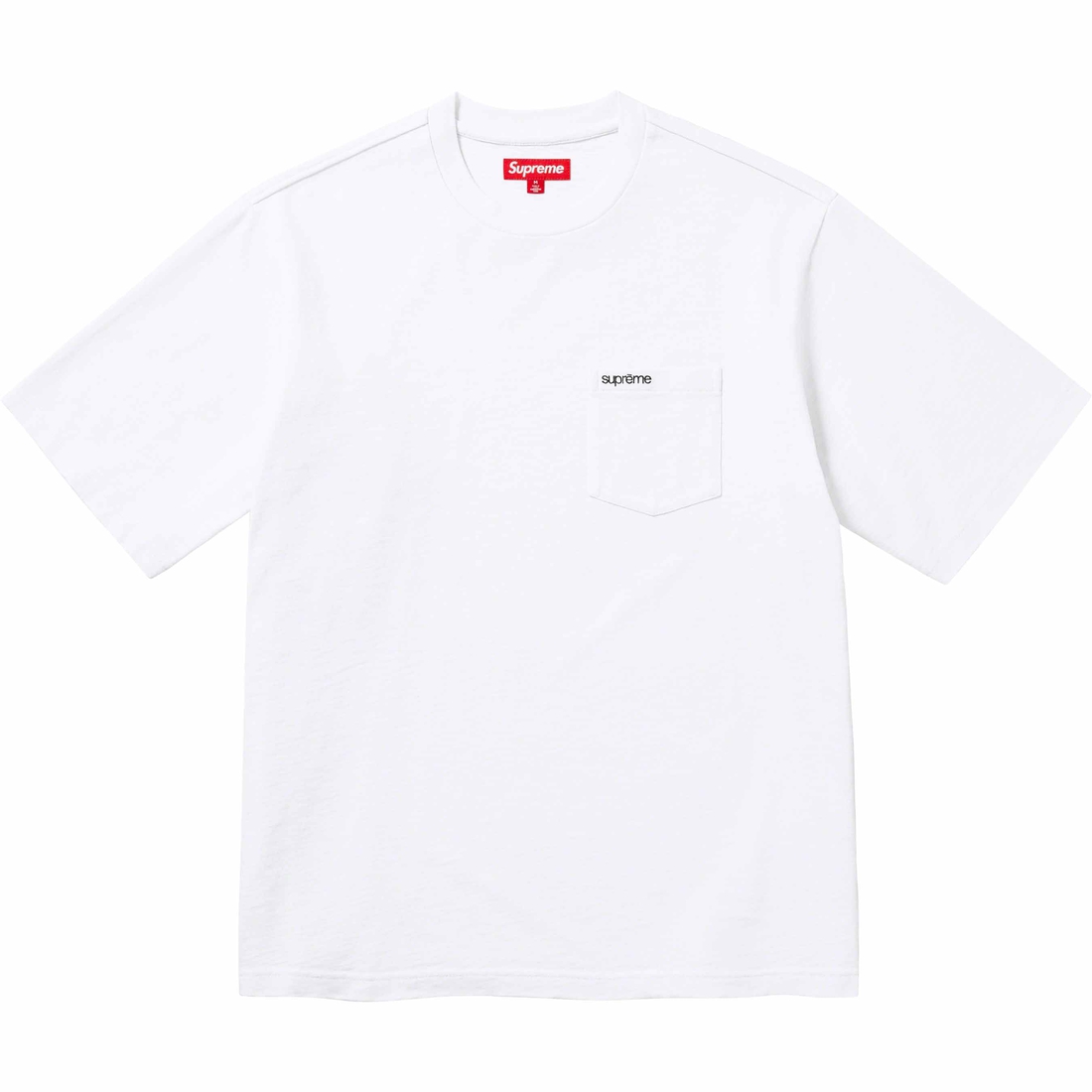 Supreme S S Pocket Tee (FW23) - White - $60