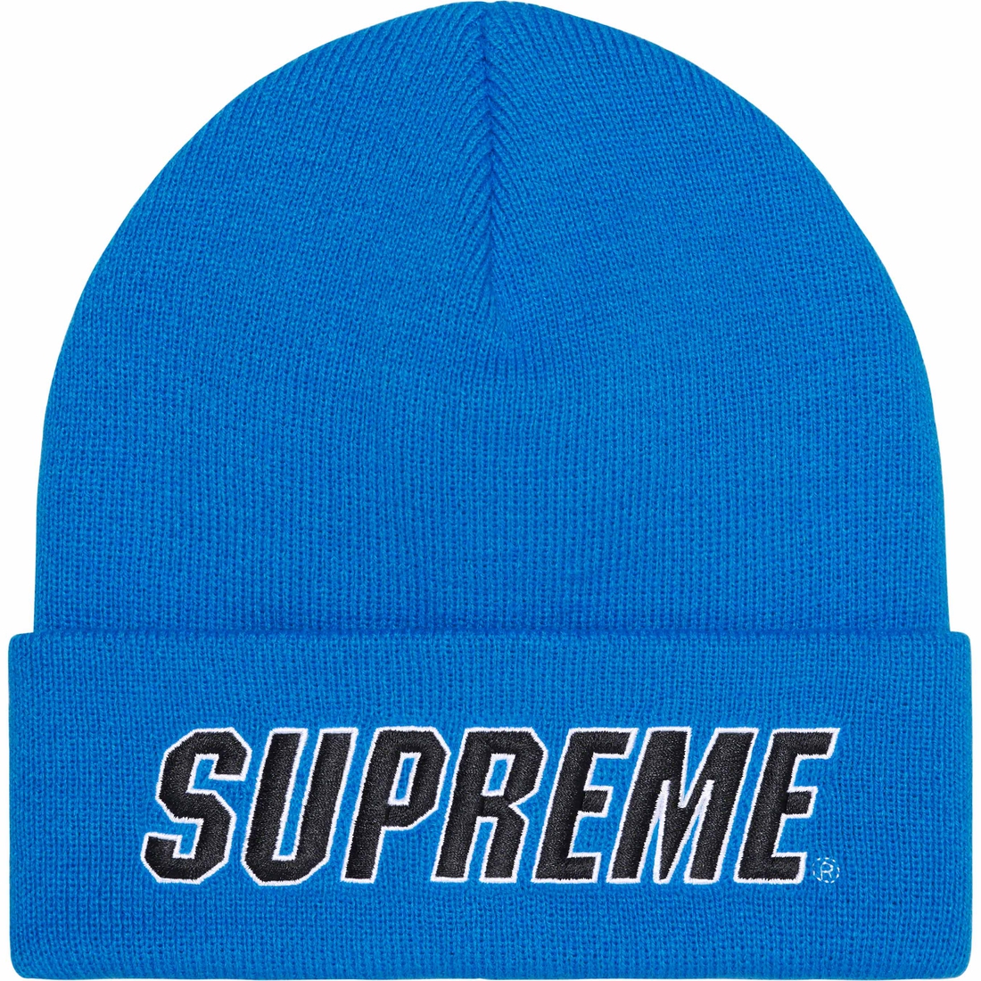 Supreme Slant Beanie (FW23) - Blue - $40