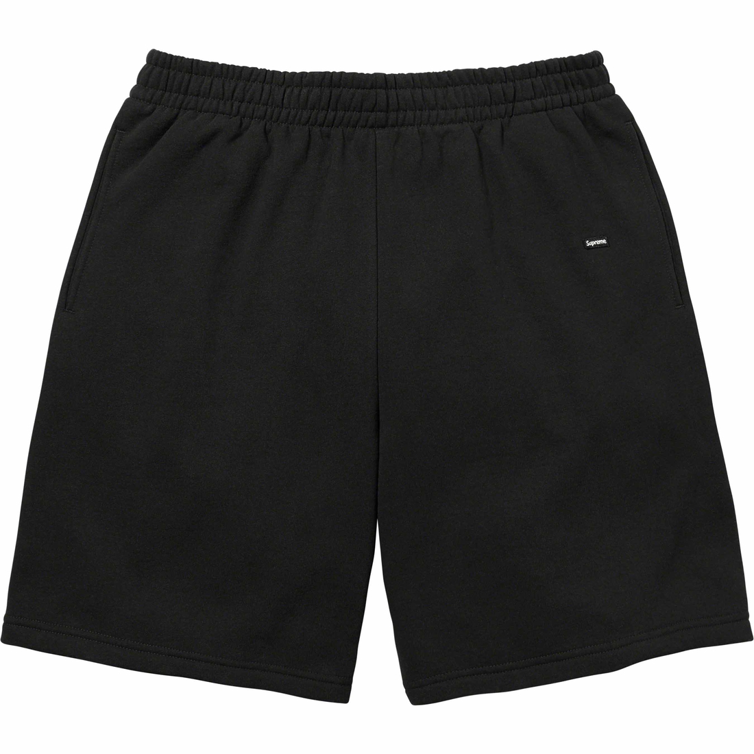 Supreme Small Box Sweatshort (FW23) - Black - $118