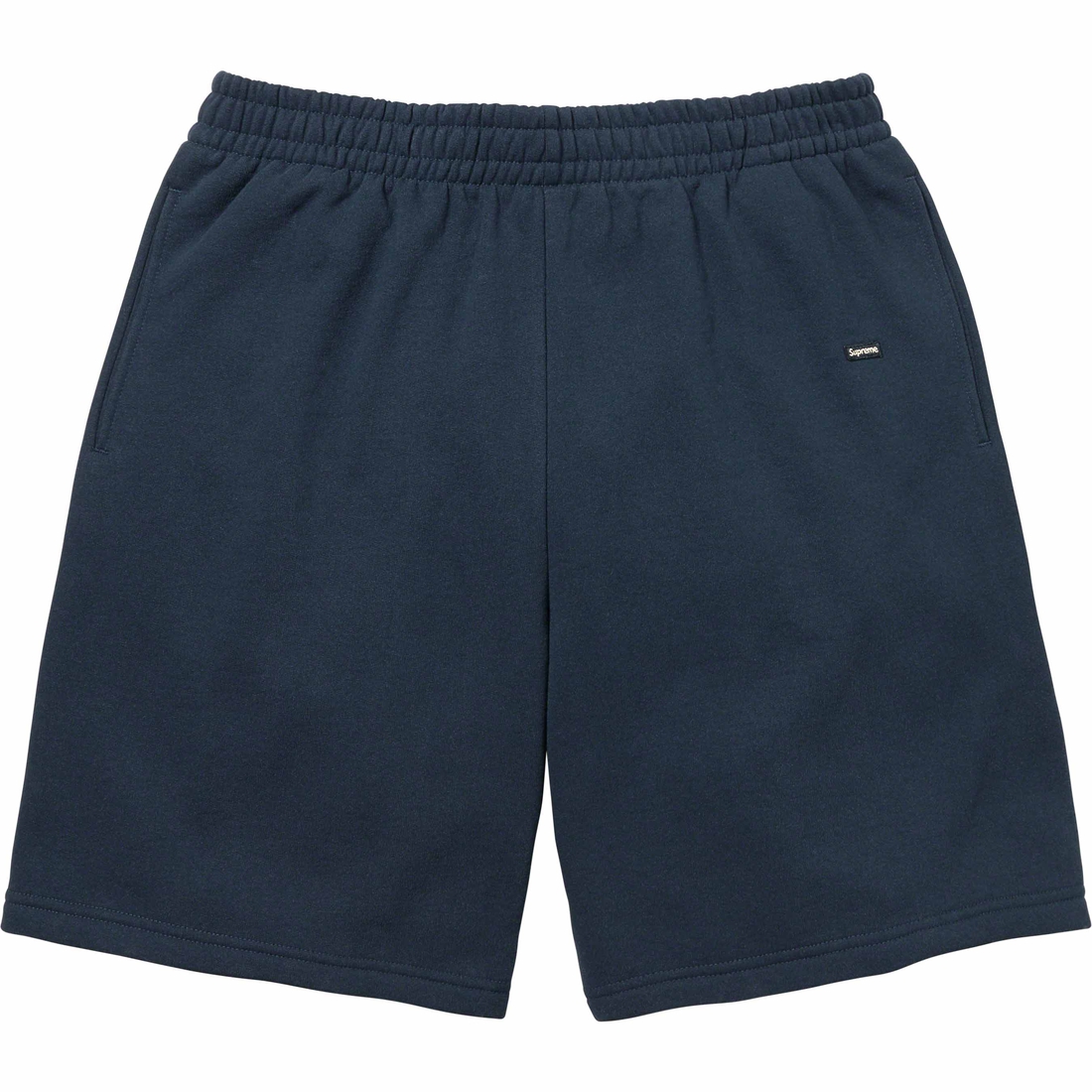 Supreme Small Box Sweatshort (FW23) - Navy - $118