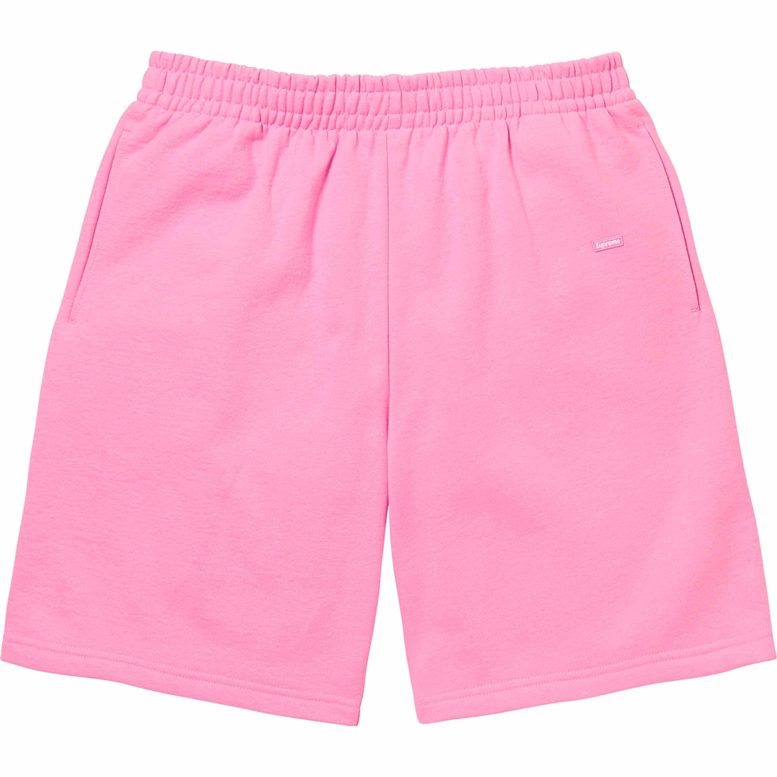 Supreme Small Box Sweatshort (FW23) - Pink - $118