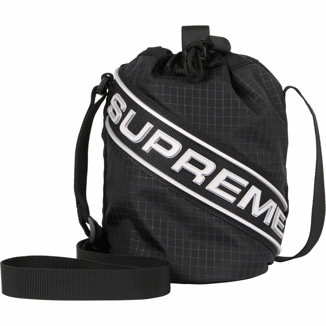 Supreme Small Cinch Pouch (FW23) - Black - $44