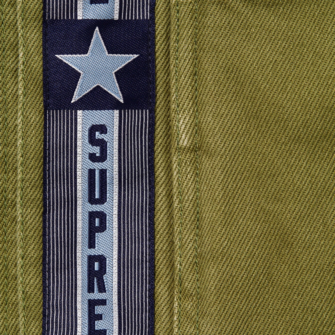 Supreme Snap-Off Baggy Jean (FW23) - Olive - $178