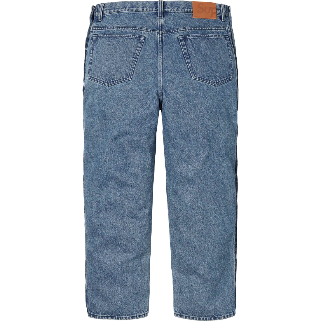 Supreme Snap-Off Baggy Jean (FW23) - Washed Blue - $178