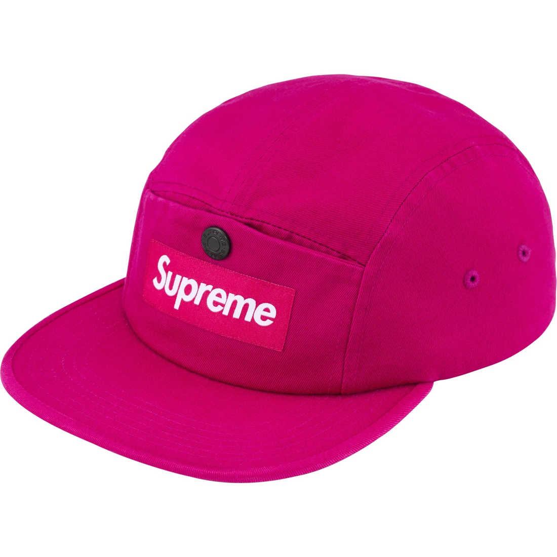 Supreme Snap Pocket Camp Cap (FW23) - Dark Magenta - $54