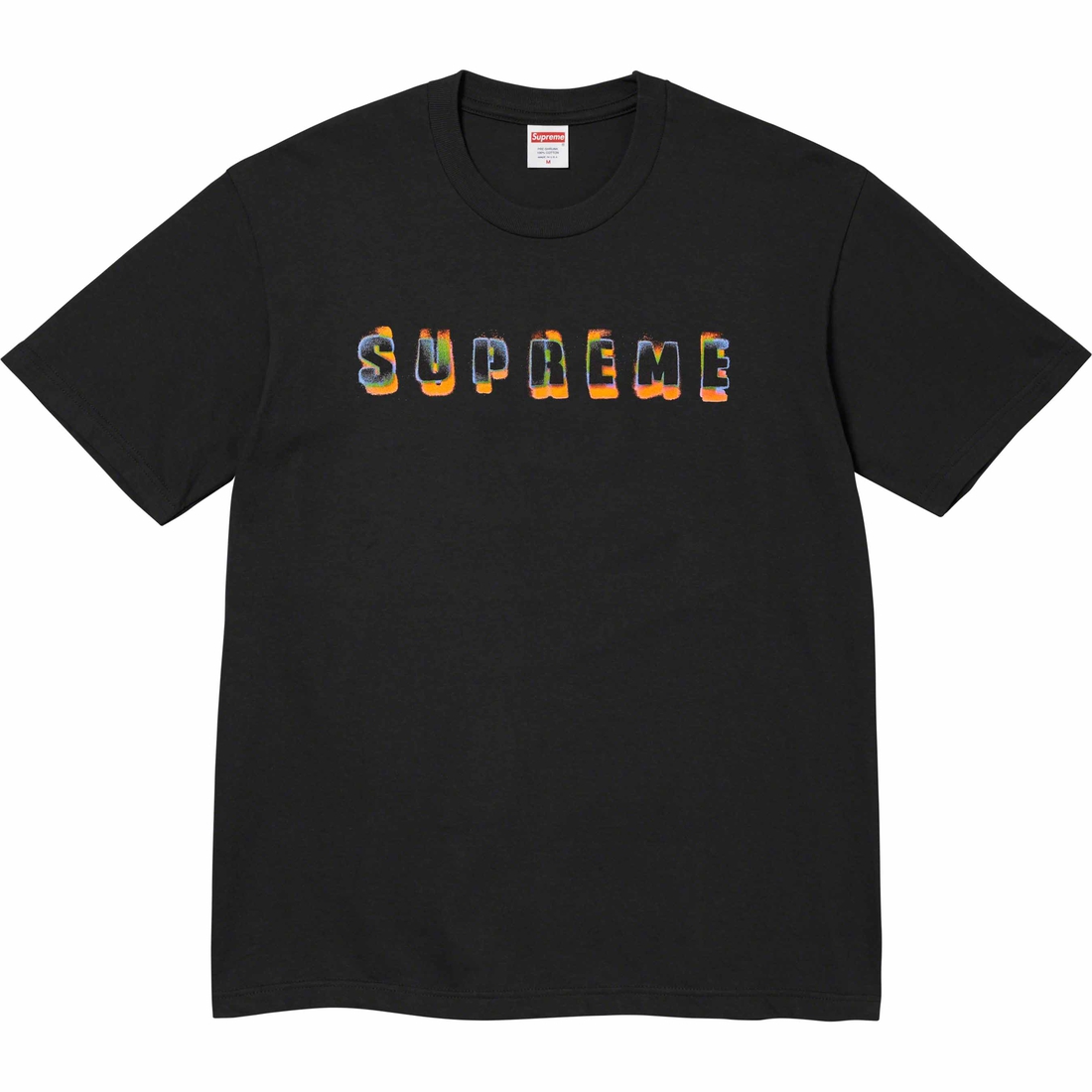 Supreme Stencil Tee (FW23) - Black - $40