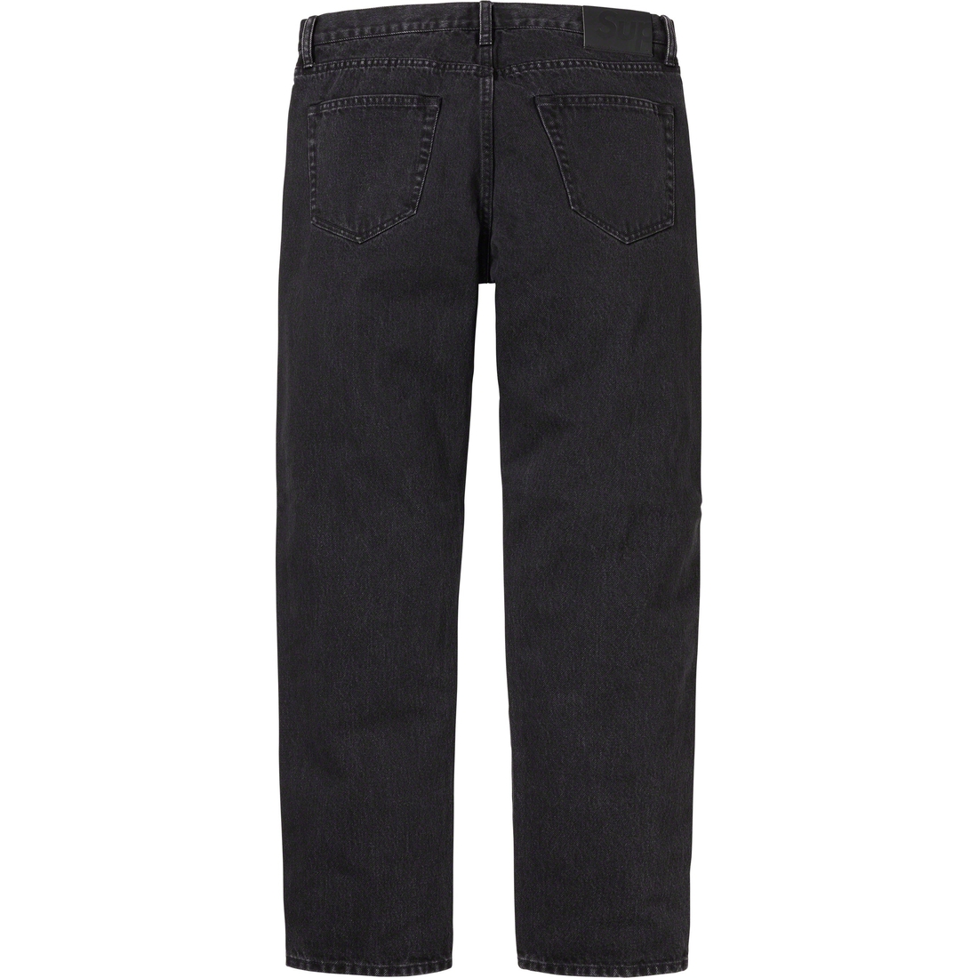 Supreme Stone Washed Black Slim Jean (FW23) - Washed Black - $158