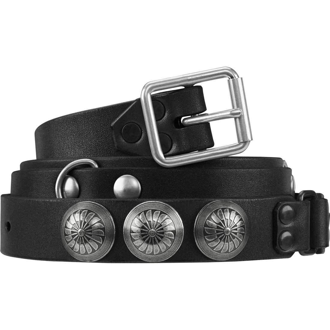 Supreme Supreme blackmeans Concho Leather Belt (FW23) - Black - $228