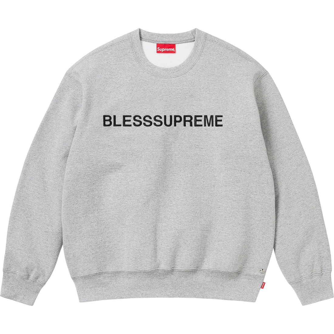 Supreme Supreme BLESS Crewneck (FW23) - Heather Grey - $158