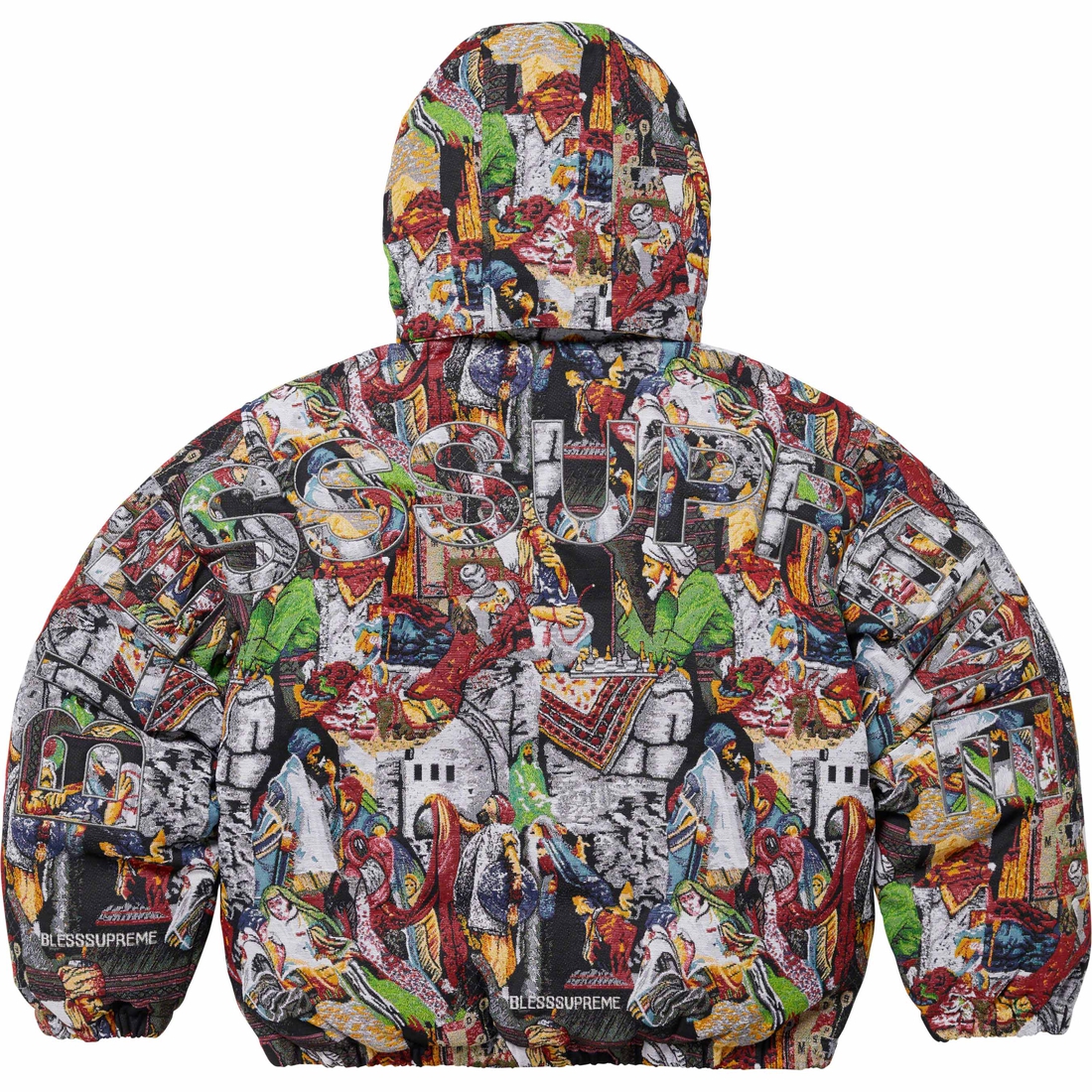Supreme Supreme BLESS Tapestry Down Puffer Jacket (FW23) - Multicolor - $698