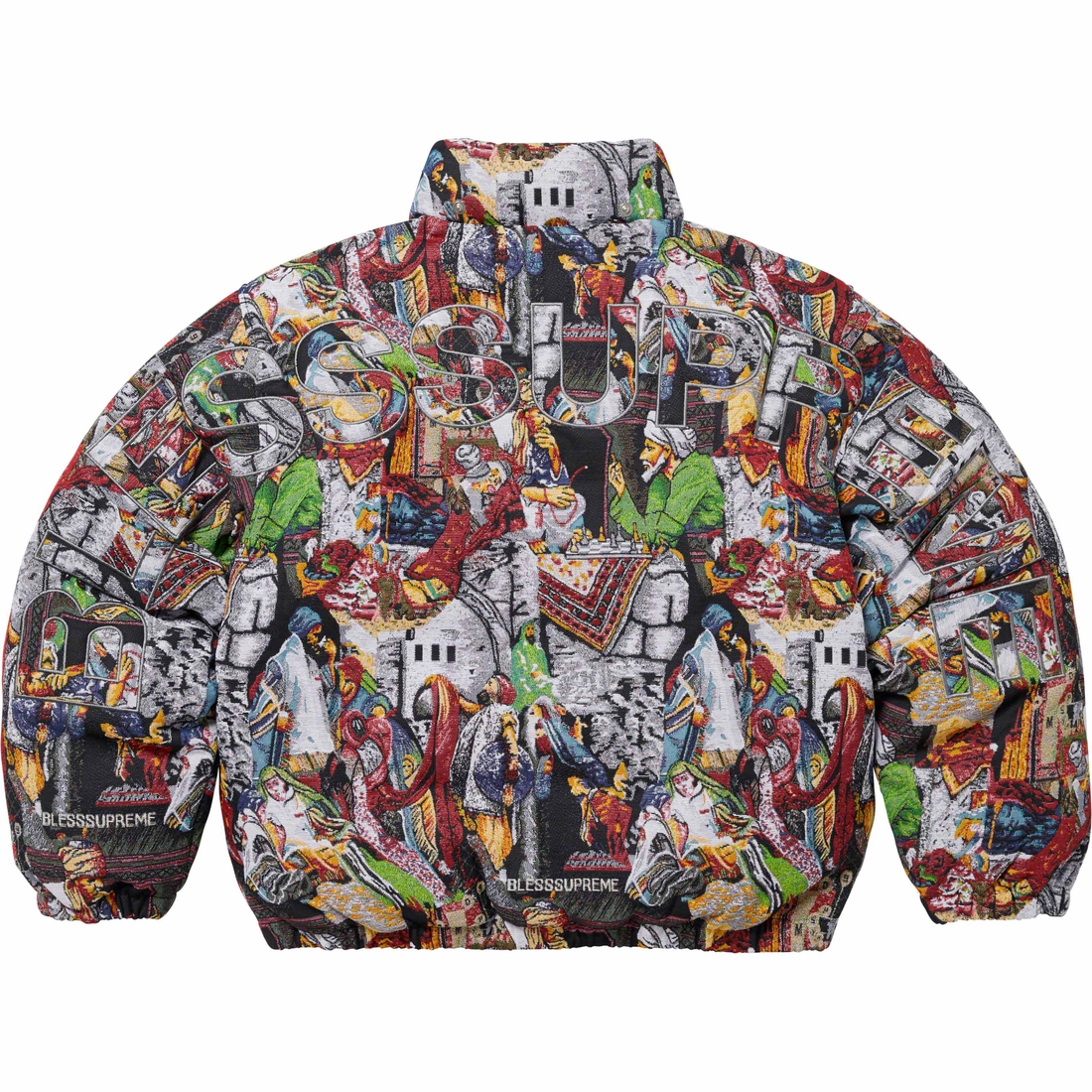 Supreme Supreme BLESS Tapestry Down Puffer Jacket (FW23) - Multicolor - $698