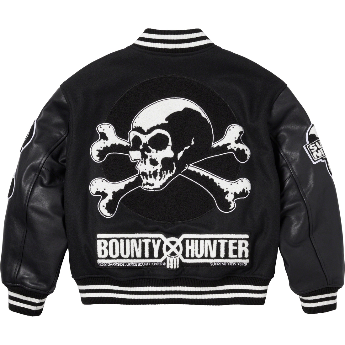 Supreme Supreme Bounty Hunter Varsity Jacket (FW23) - Black - $578
