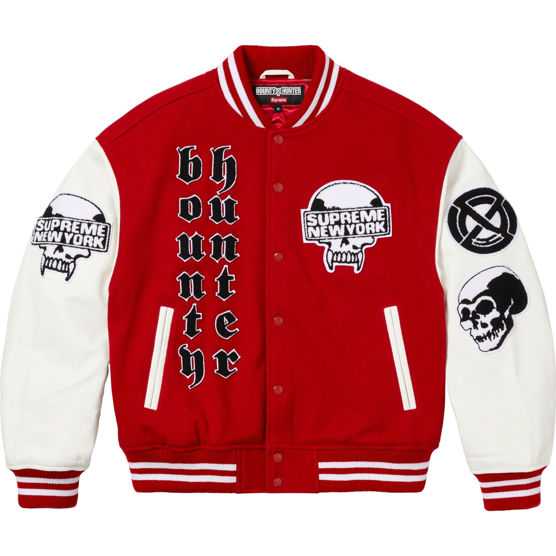 Supreme Supreme Bounty Hunter Varsity Jacket (FW23) - Red - $578