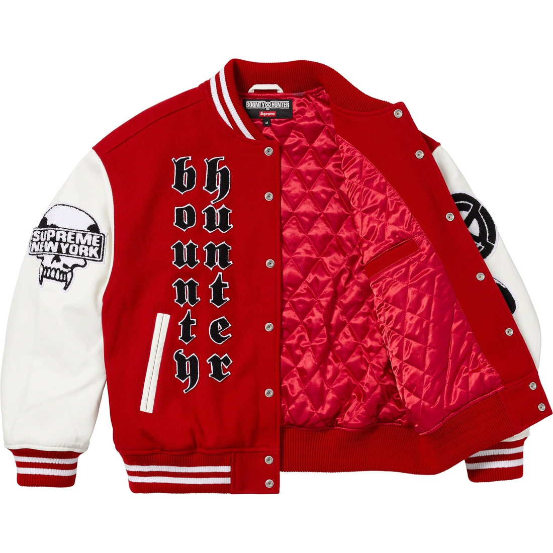 Supreme Supreme Bounty Hunter Varsity Jacket (FW23) - Red - $578
