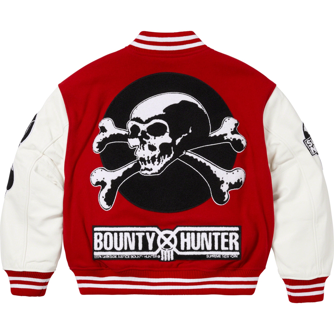 Supreme Supreme Bounty Hunter Varsity Jacket (FW23) - Red - $578