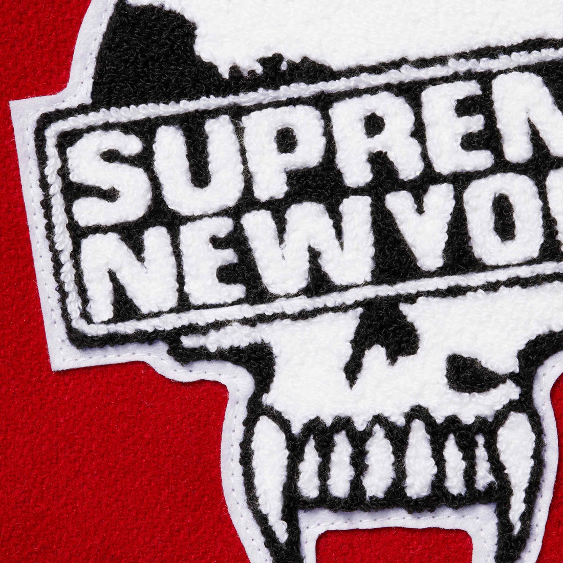 Supreme Supreme Bounty Hunter Varsity Jacket (FW23) - Red - $578