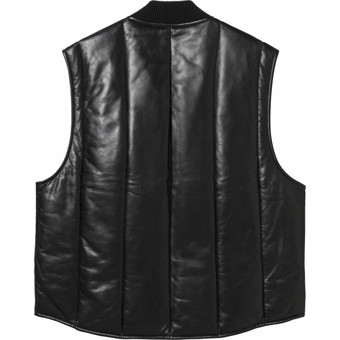 Supreme Supreme Dickies Leather Work Vest (FW23) - Black - $298