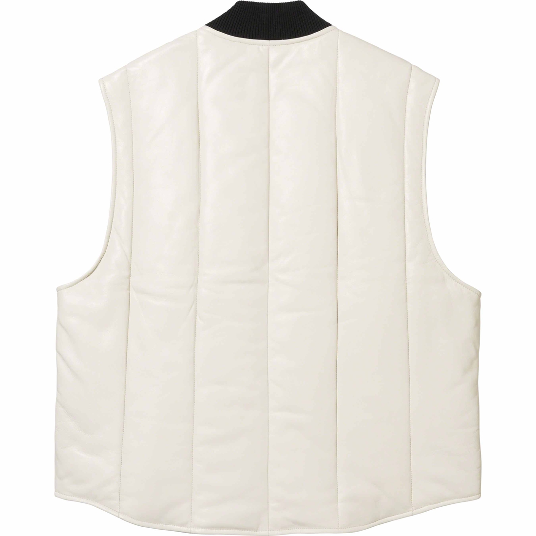 Supreme Supreme Dickies Leather Work Vest (FW23) - White - $298