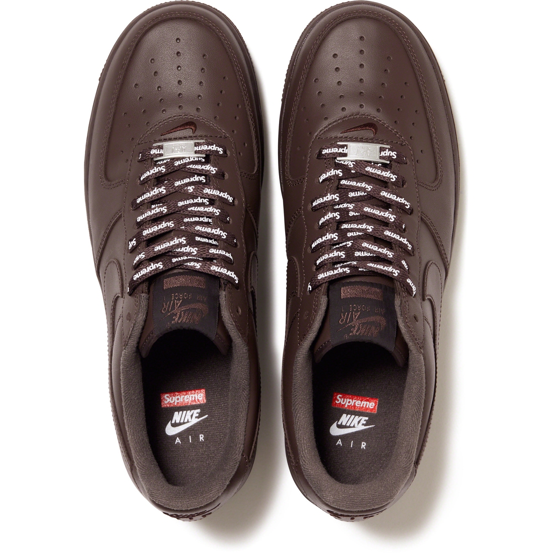 Supreme Supreme Nike Air Force 1 Low (FW23) - Brown - $118